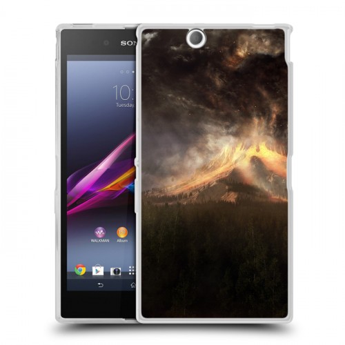 Дизайнерский пластиковый чехол для Sony Xperia Z Ultra  вулкан