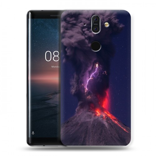 Дизайнерский силиконовый чехол для Nokia 8 Sirocco вулкан