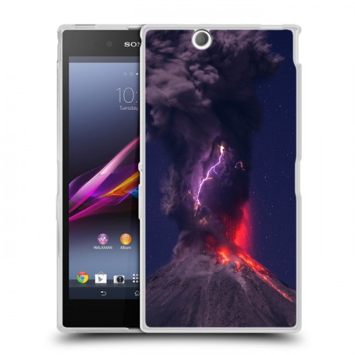 Дизайнерский пластиковый чехол для Sony Xperia Z Ultra  вулкан