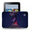 Дизайнерский силиконовый чехол для Samsung Galaxy Tab 2 7.0 вулкан