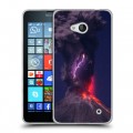 Дизайнерский пластиковый чехол для Microsoft Lumia 640 вулкан