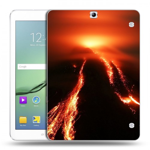 Дизайнерский силиконовый чехол для Samsung Galaxy Tab S2 9.7 вулкан