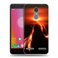 Дизайнерский силиконовый чехол для Lenovo K6 вулкан