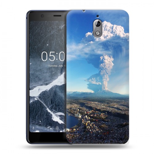 Дизайнерский силиконовый чехол для Nokia 3.1 вулкан