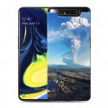 Дизайнерский пластиковый чехол для Samsung Galaxy A80 вулкан