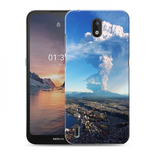 Дизайнерский силиконовый чехол для Nokia 1.3 вулкан