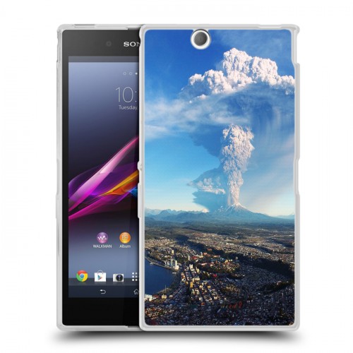 Дизайнерский пластиковый чехол для Sony Xperia Z Ultra  вулкан