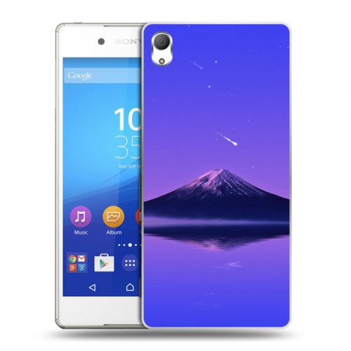 Дизайнерский пластиковый чехол для Sony Xperia Z3+ вулкан