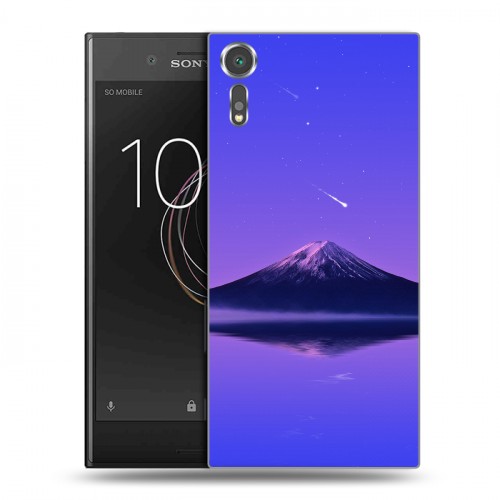 Дизайнерский пластиковый чехол для Sony Xperia XZs вулкан