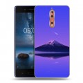 Дизайнерский пластиковый чехол для Nokia 8 вулкан