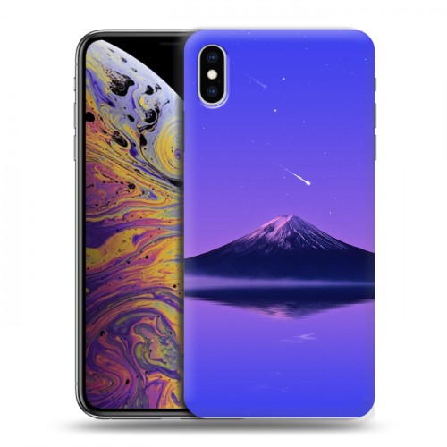 Дизайнерский силиконовый чехол для Iphone Xs Max вулкан