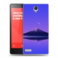 Дизайнерский силиконовый чехол для Xiaomi RedMi Note вулкан