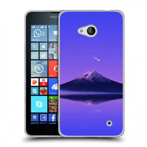 Дизайнерский пластиковый чехол для Microsoft Lumia 640 вулкан