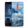 Дизайнерский пластиковый чехол для Nokia 8 айсберг