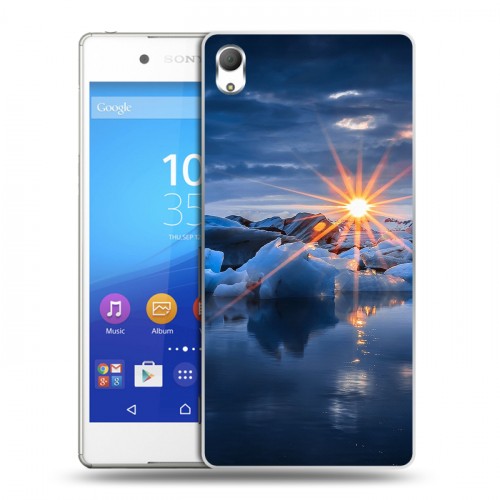 Дизайнерский пластиковый чехол для Sony Xperia Z3+ айсберг