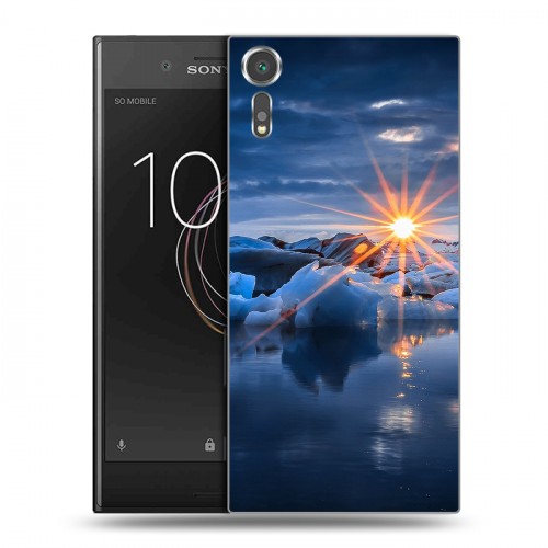 Дизайнерский пластиковый чехол для Sony Xperia XZs айсберг