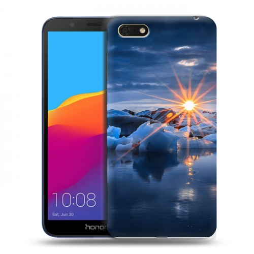 Дизайнерский пластиковый чехол для Huawei Honor 7A айсберг