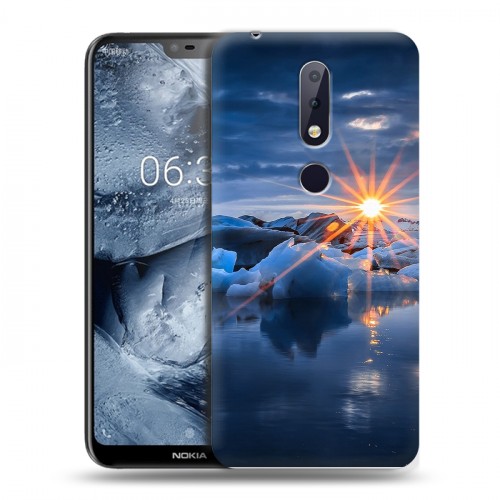 Дизайнерский пластиковый чехол для Nokia 6.1 Plus айсберг