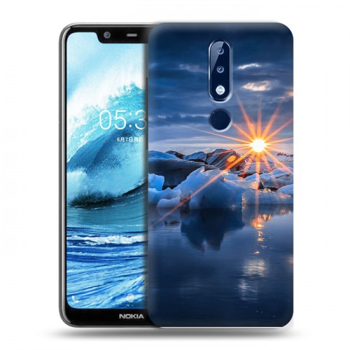 Дизайнерский силиконовый чехол для Nokia 5.1 Plus айсберг