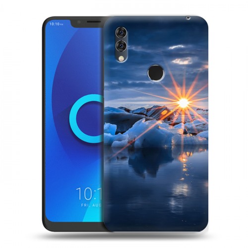 Дизайнерский силиконовый чехол для Alcatel 5V айсберг