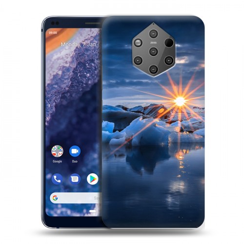 Дизайнерский силиконовый чехол для Nokia 9 PureView айсберг