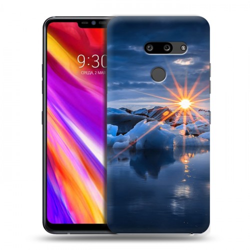 Дизайнерский пластиковый чехол для LG G8 ThinQ айсберг