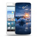 Дизайнерский пластиковый чехол для Huawei Ascend D2 айсберг