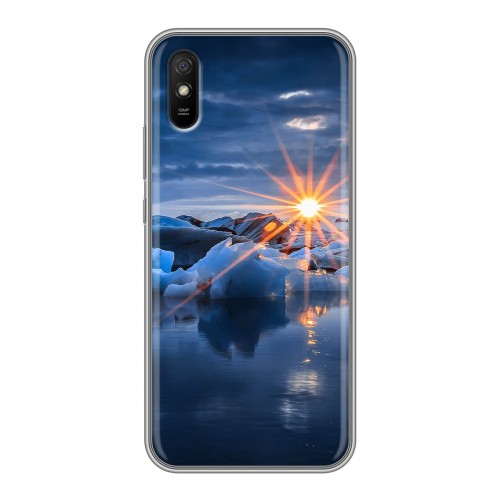 Дизайнерский силиконовый чехол для Xiaomi RedMi 9A айсберг