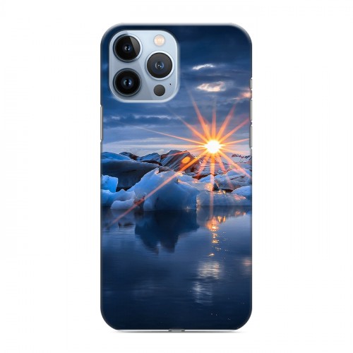Дизайнерский силиконовый чехол для Iphone 13 Pro Max айсберг
