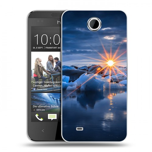 Дизайнерский пластиковый чехол для HTC Desire 300 айсберг