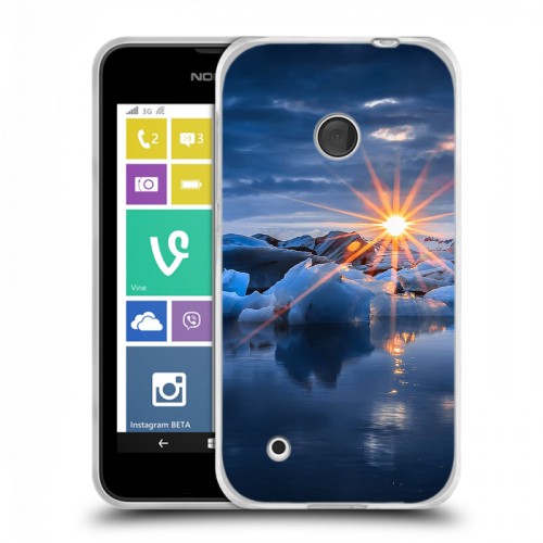 Дизайнерский пластиковый чехол для Nokia Lumia 530 айсберг