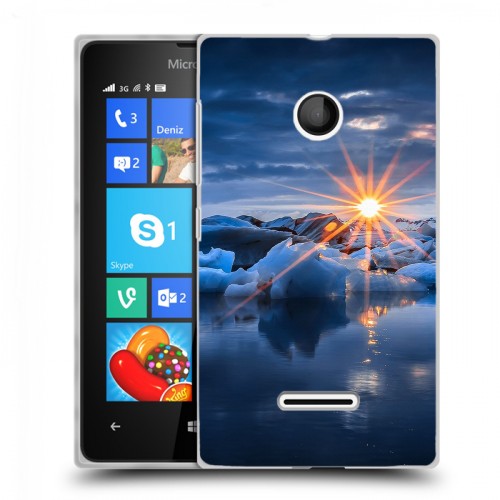 Дизайнерский пластиковый чехол для Microsoft Lumia 435 айсберг