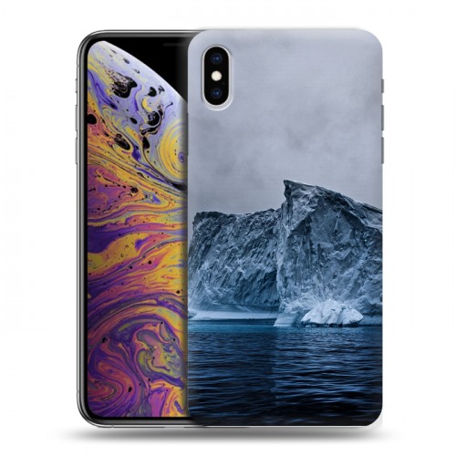 Дизайнерский силиконовый чехол для Iphone Xs Max айсберг