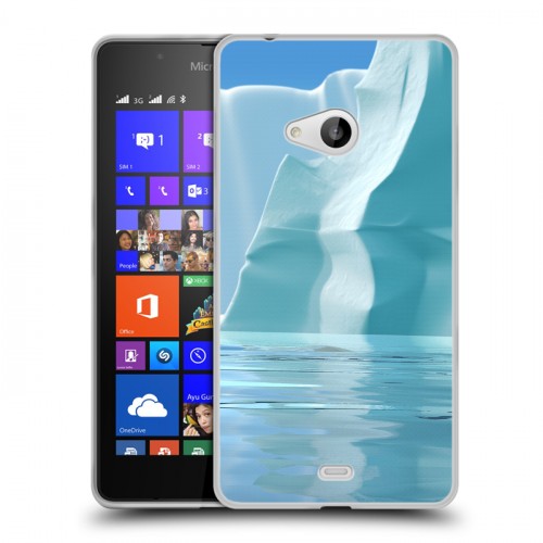 Дизайнерский пластиковый чехол для Microsoft Lumia 540 айсберг