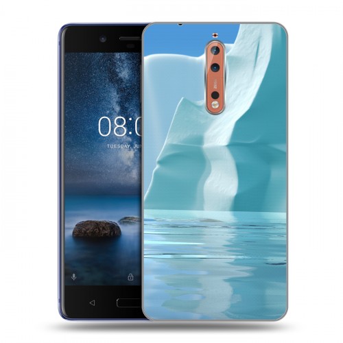 Дизайнерский пластиковый чехол для Nokia 8 айсберг