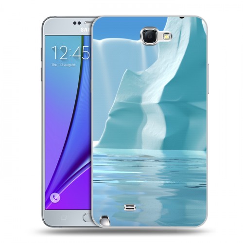 Дизайнерский пластиковый чехол для Samsung Galaxy Note 2 айсберг