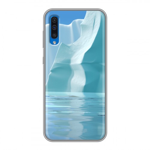 Дизайнерский силиконовый чехол для Samsung Galaxy A50 айсберг