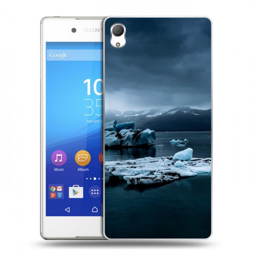 Дизайнерский пластиковый чехол для Sony Xperia Z3+ айсберг