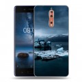 Дизайнерский пластиковый чехол для Nokia 8 айсберг