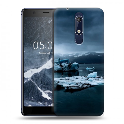 Дизайнерский пластиковый чехол для Nokia 5.1 айсберг