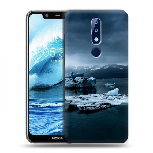 Дизайнерский силиконовый чехол для Nokia 5.1 Plus айсберг