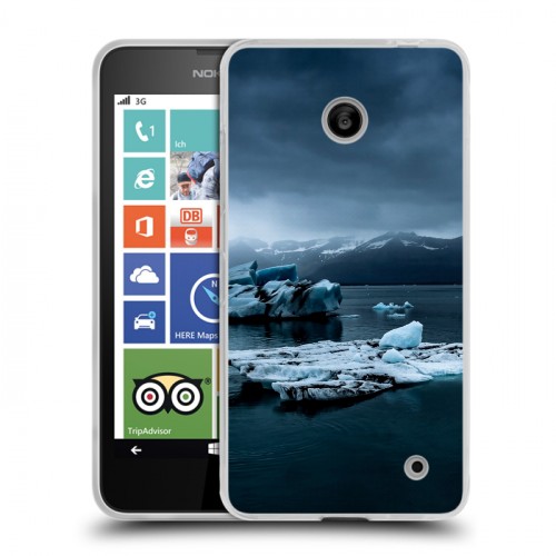 Дизайнерский пластиковый чехол для Nokia Lumia 630/635 айсберг