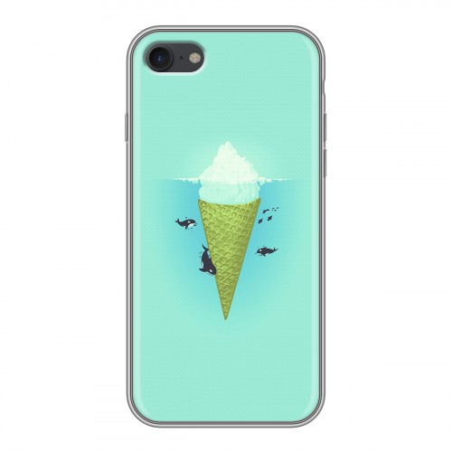Дизайнерский силиконовый чехол для Iphone 7 айсберг