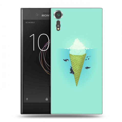 Дизайнерский пластиковый чехол для Sony Xperia XZs айсберг