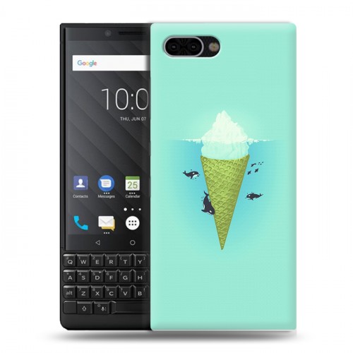 Дизайнерский пластиковый чехол для BlackBerry KEY2 айсберг