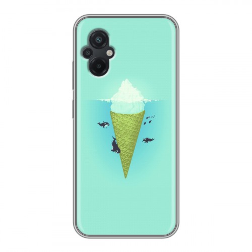 Дизайнерский силиконовый чехол для Xiaomi Poco M5 айсберг