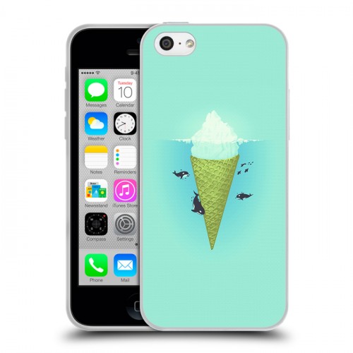Дизайнерский пластиковый чехол для Iphone 5c айсберг