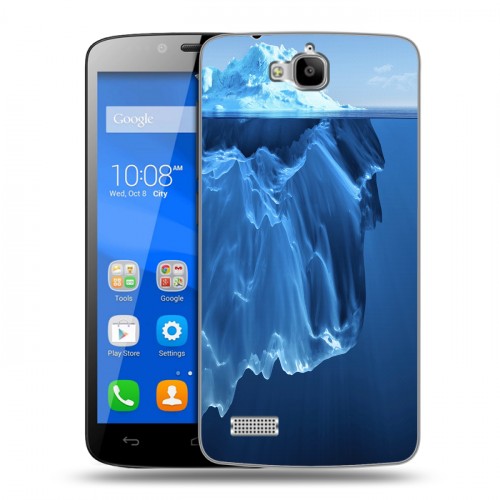 Дизайнерский пластиковый чехол для Huawei Honor 3C Lite айсберг