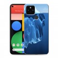 Дизайнерский пластиковый чехол для Google Pixel 5 айсберг