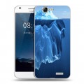 Дизайнерский пластиковый чехол для Huawei Ascend G7 айсберг